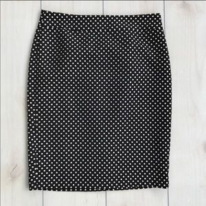 Ann Taylor Pencil skirt - polka dot